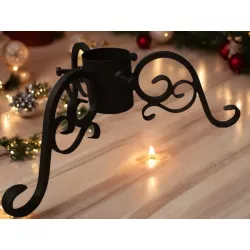 Stojak Choinkowy w Stylu Tradycyjnym – Metalowy, Ręcznie Wykonany